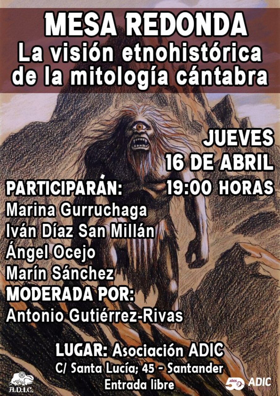 Mesa redonda “La visión etnohistórica de la mitología cántabra”