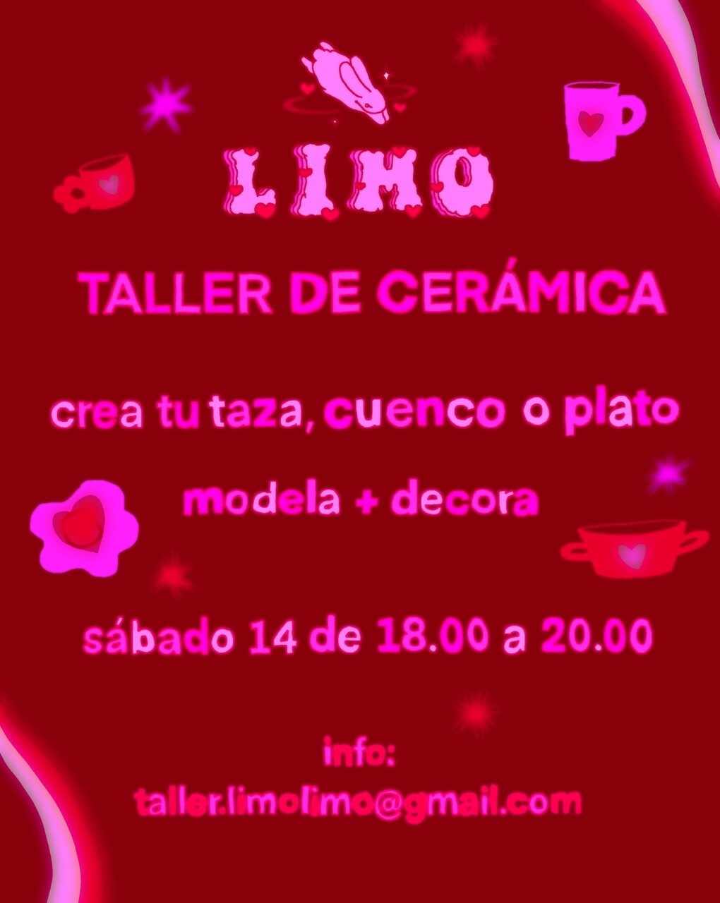 Taller de cerámica: crea tu taza, cuenco o plato