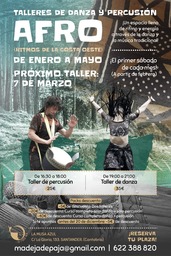 Talleres de danza y percusión africana
