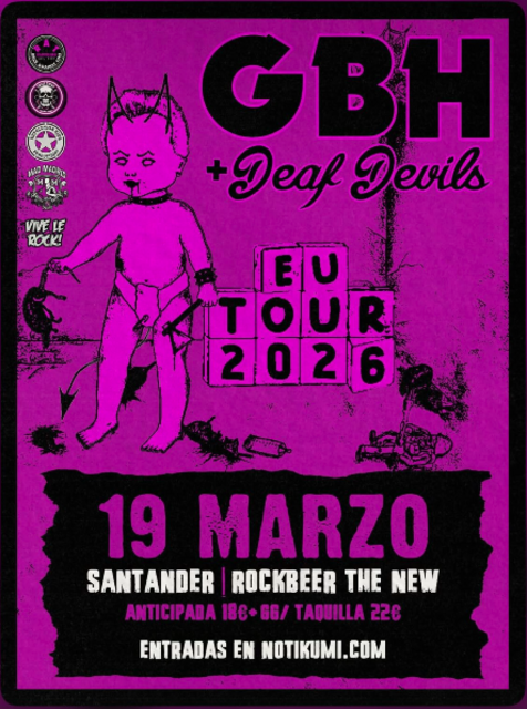 GBH y Deaf Devils en concierto