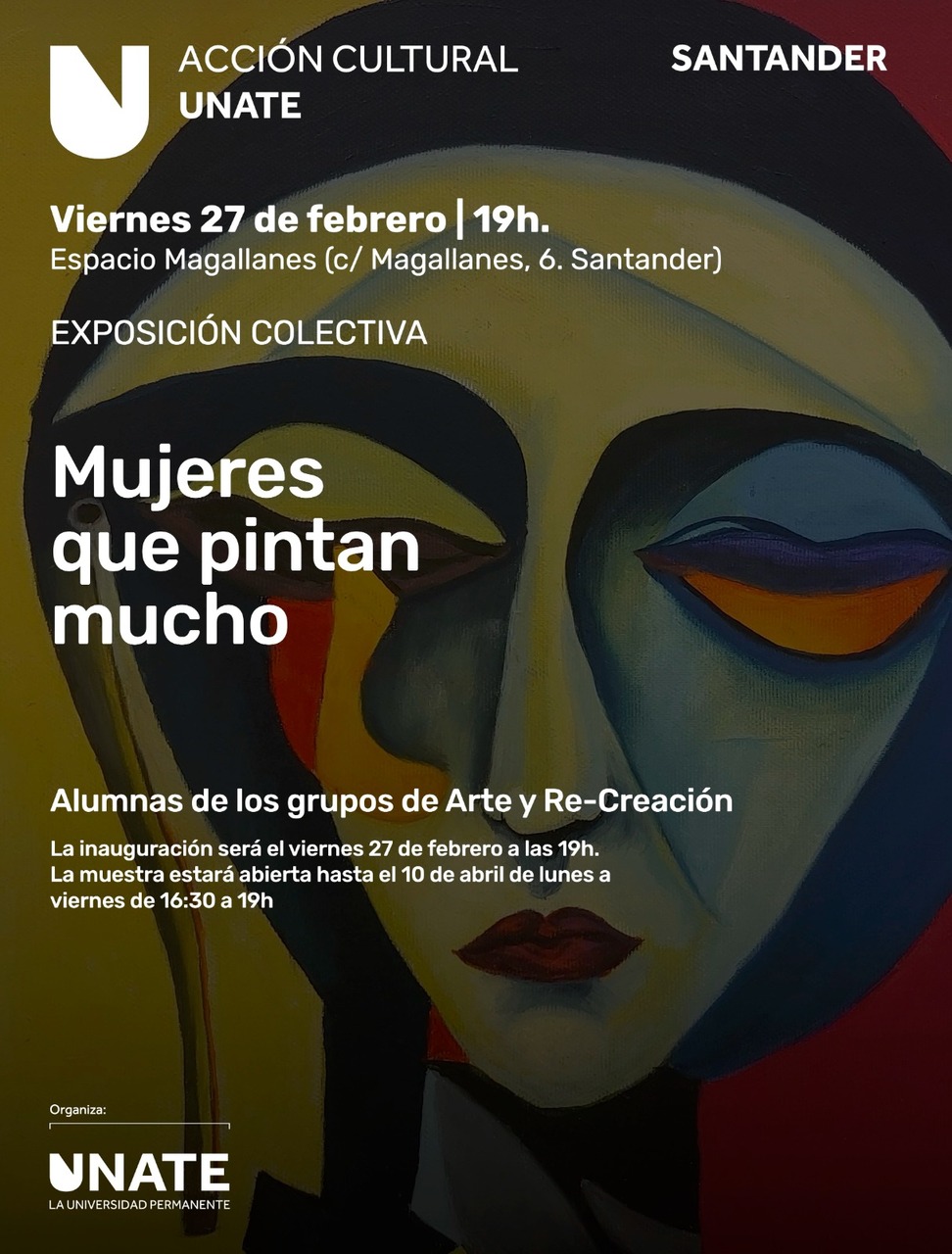 "Mujeres que pintan mucho", muestra de alumnas de UNATE