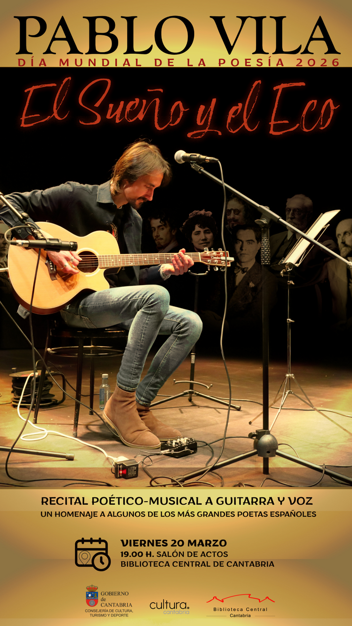 "El sueño y el eco", recital poético-musical de Pablo Vila