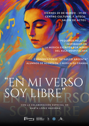 "En mi verso soy libre", una propuesta artística que une música y literatura