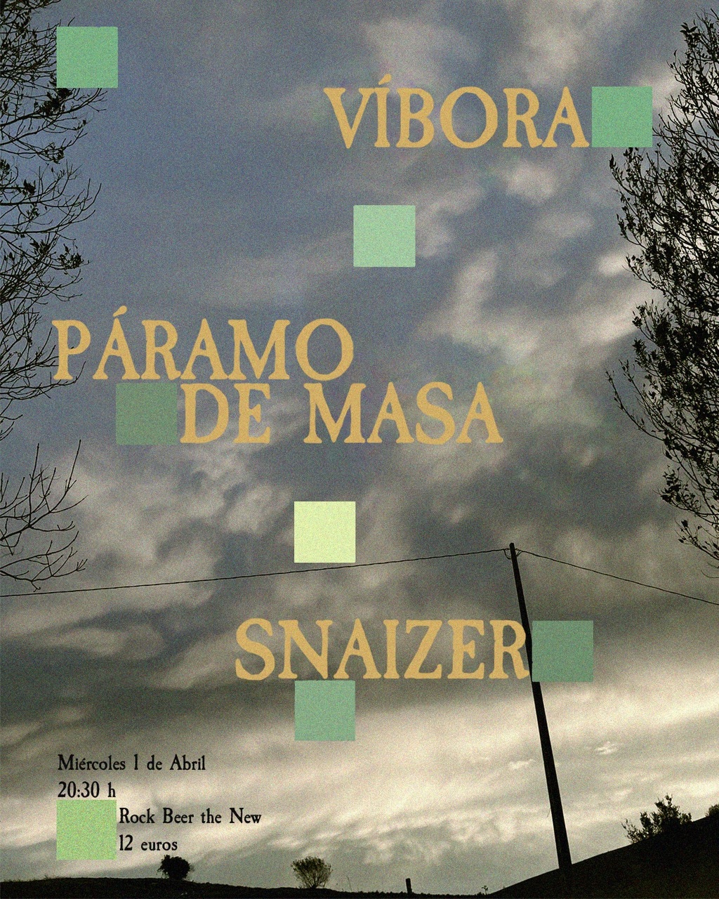 Conciertos de Víbora, Páramo de Masa y Snaizer