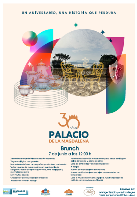 Brunch en el Hall Real del Palacio de La Magdalena