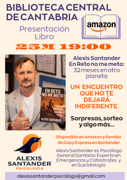 Alexis Santander presenta el libro “En reto no me meto: 32 meses en otro planeta”