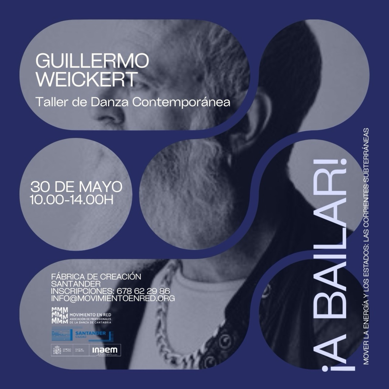 Taller de danza contemporánea con Guillermo Weickert 