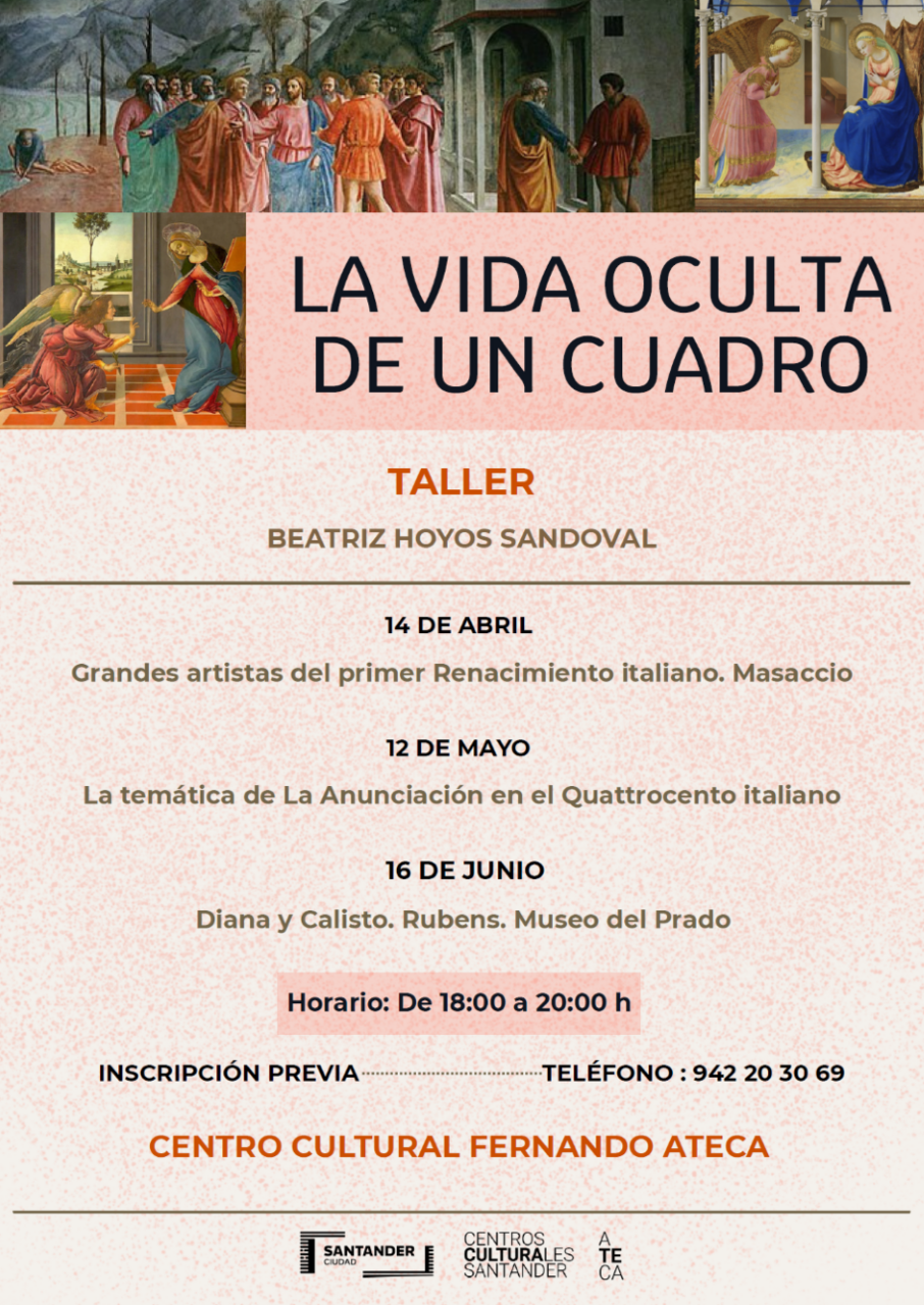 Taller "La vida oculta de un cuadro", a cargo de Beatriz Hoyos