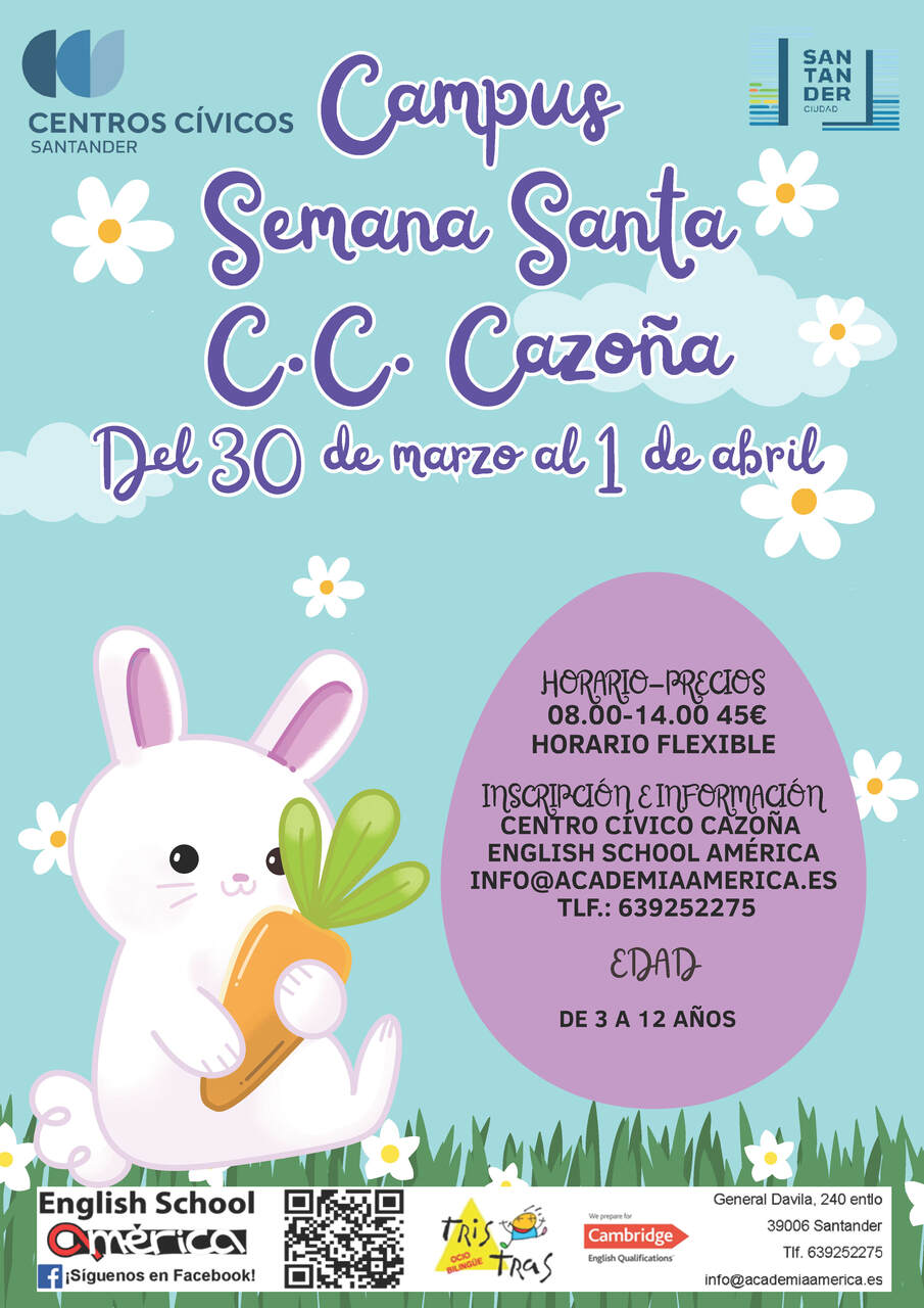 Campus infantil de Semana Santa en Centros Cívicos