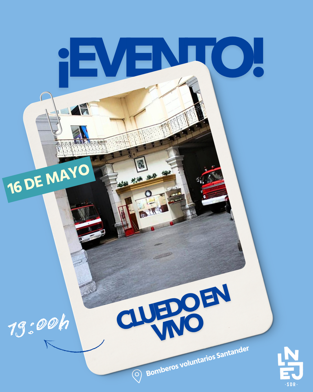 Cluedo en vivo en La Noche es Joven