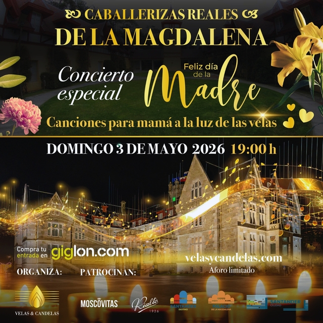 Concierto especial Día de la Madre, a la luz de las velas