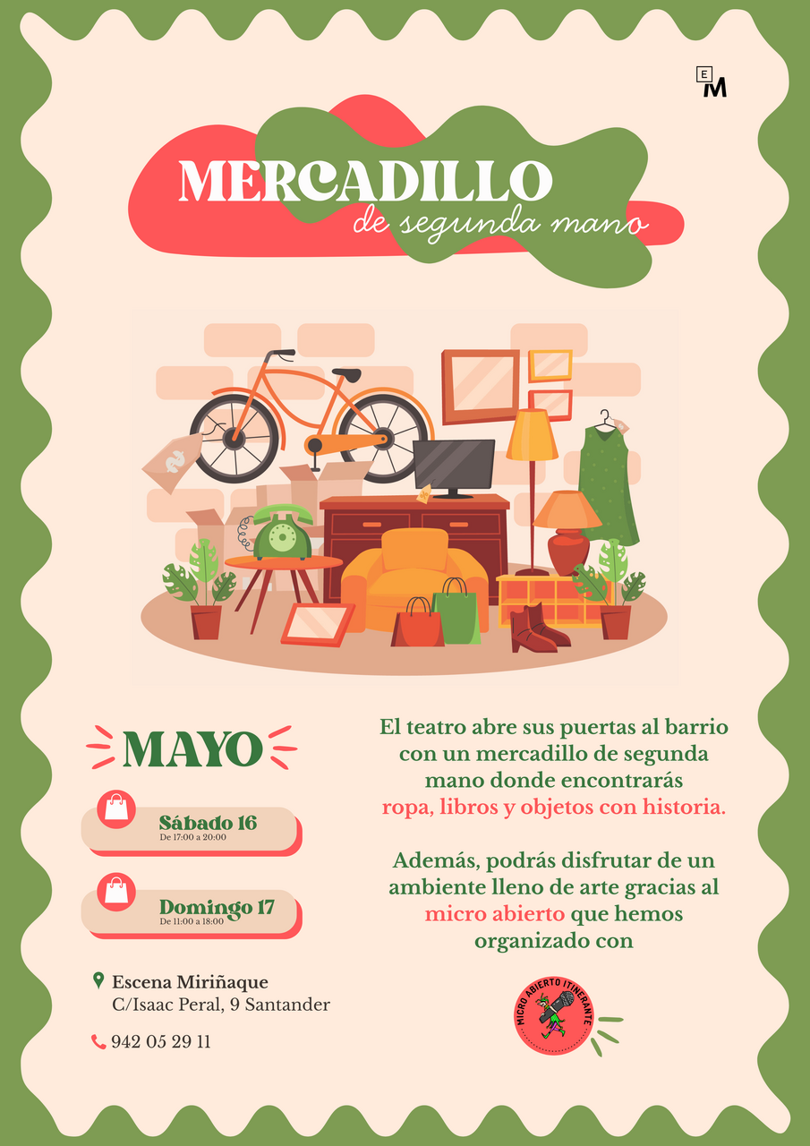 Mercadillo de 2ª mano y Micro abierto
