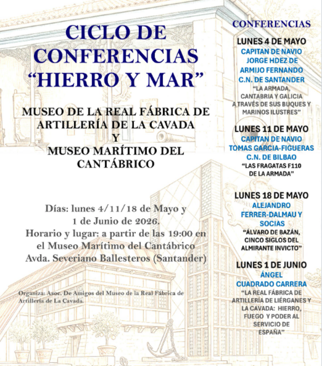  Ciclo Hierro y mar: "Álvaro de Bazán. Cinco siglos del almirante invicto"