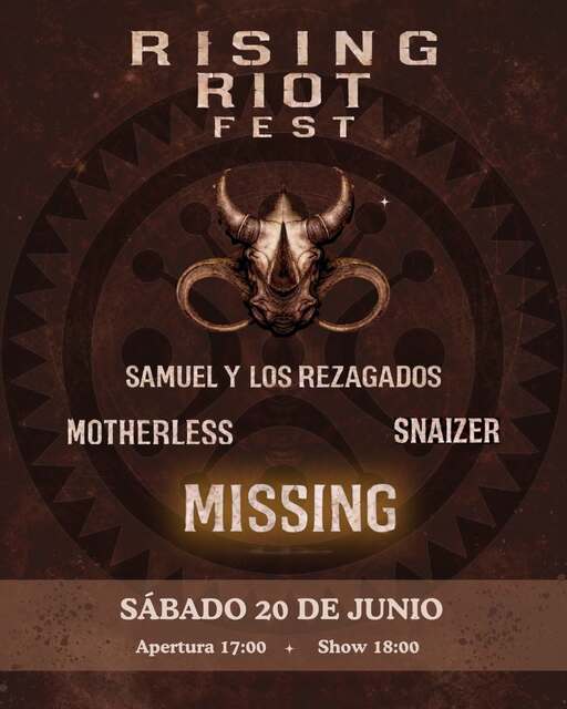 II Rising Riot Fest: Motherless, Snaizer, Missing y Samuel y los Rezagados