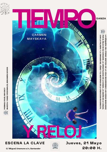 "Tiempo y reloj", danza con Carmen Mayskaya