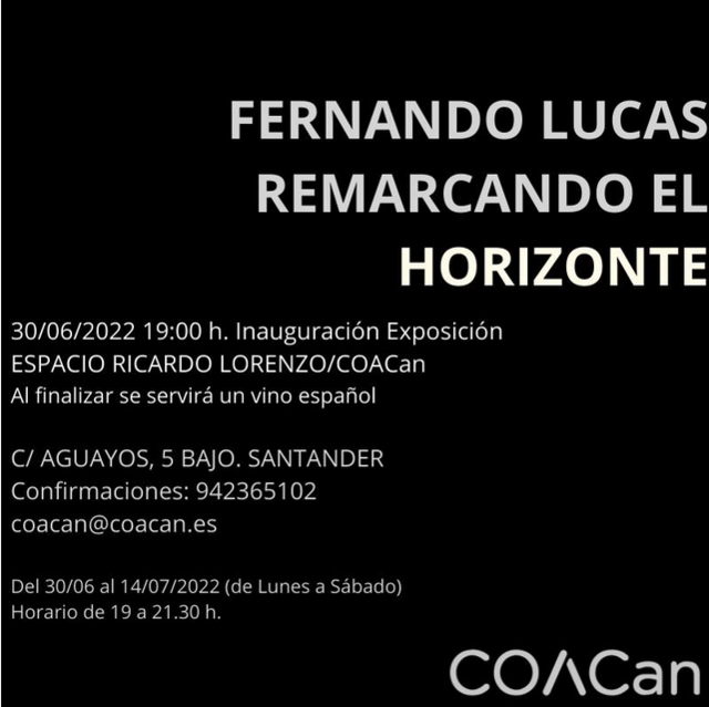 Exposición "Fernando Lucas. Remarcando el horizonte"