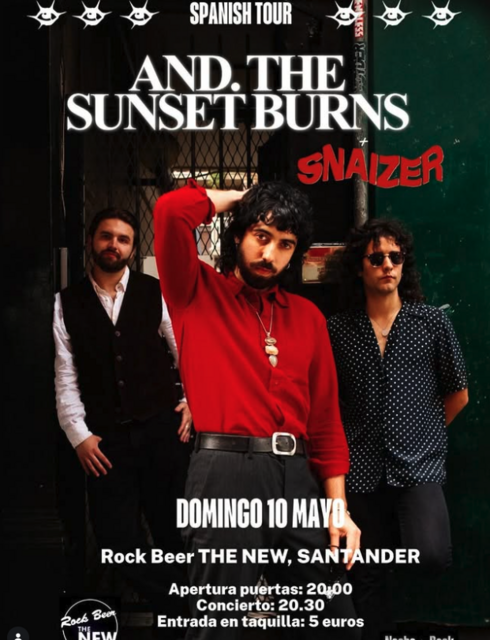 And The Sunset Burns. Spanish Tour