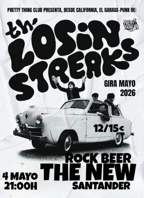 Th´ Losing Streaks. Gira mayo 2026
