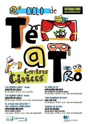 II Ciclo de teatro en Centros Cívicos: "Tres sombreros de copa"