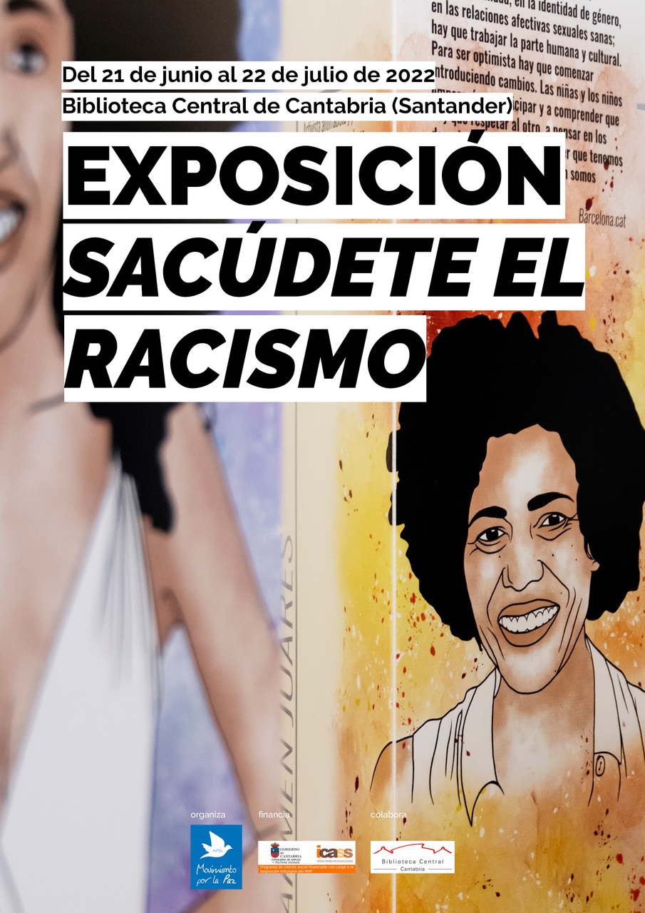 Exposición "Sacúdete el racismo" de Movimiento por la Paz
