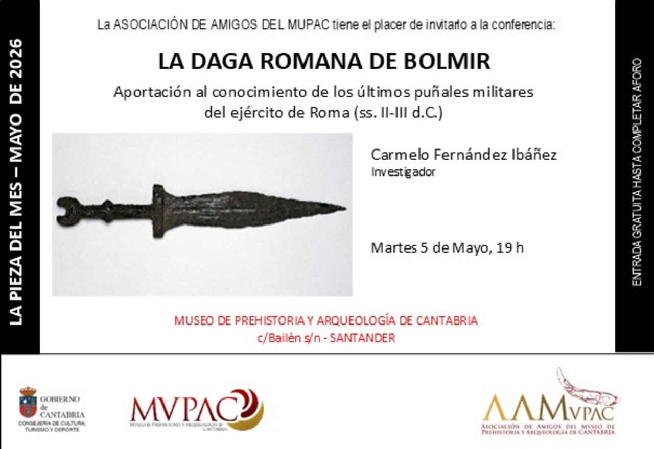 La Pieza del Mes: "La daga romana de Bolmir"