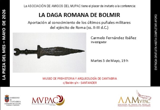 La Pieza del Mes: "La daga romana de Bolmir"