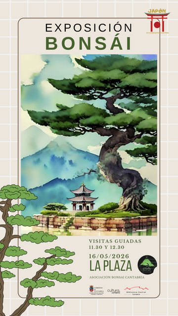 Exposición de bonsáis con visitas guiadas