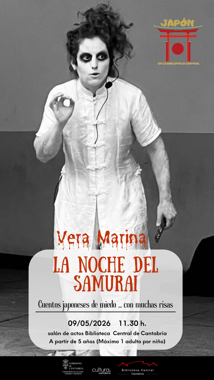 "La noche del Samurai", cuentos japoneses de terror con Vera Marina