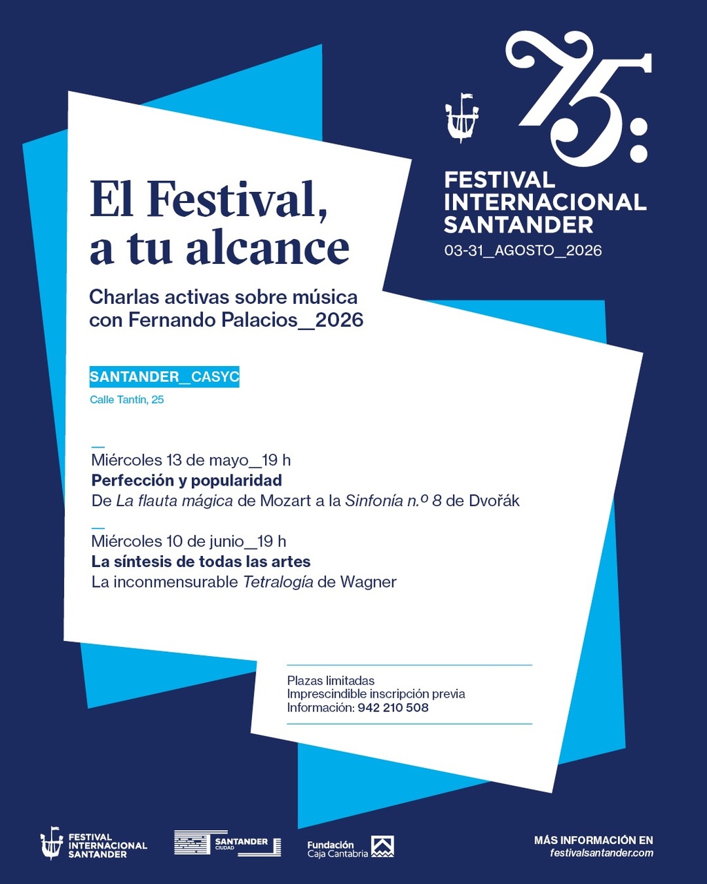El Festival a tu alcance: charlas activas sobre música con Fernando Palacios