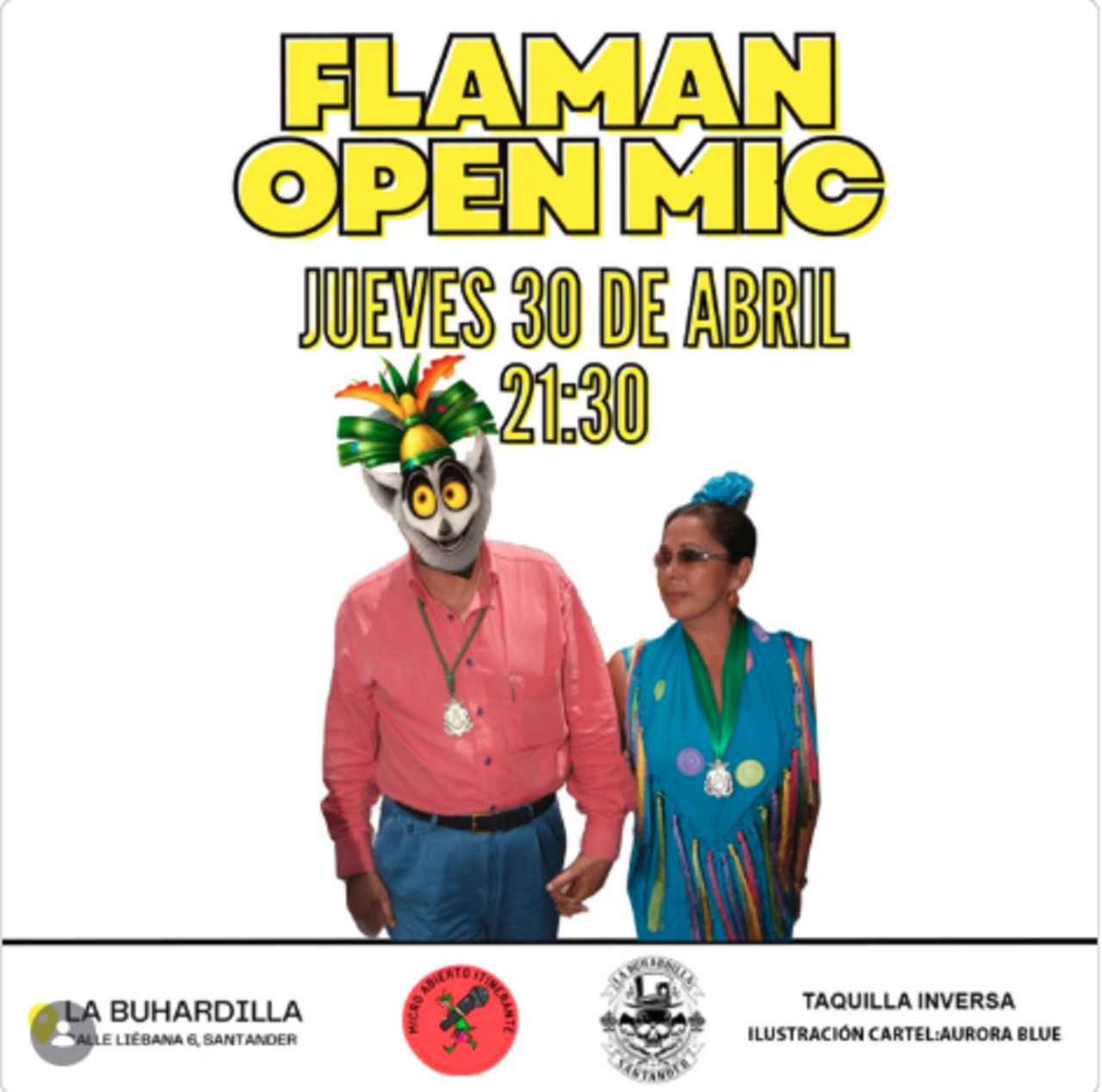 Flaman Open Mic. Club de comedia