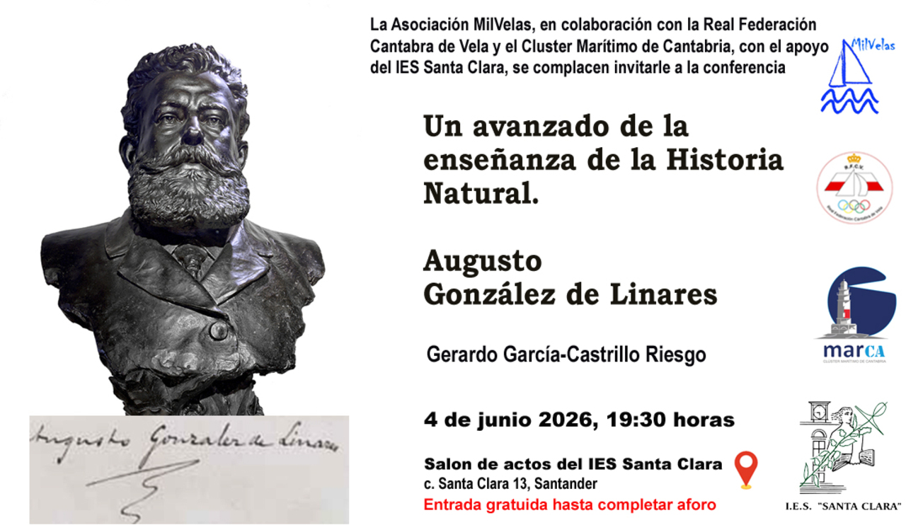 "Augusto González de Linares. Un avanzado de la enseñanza de la Historia Natural", conferencia