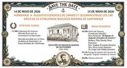 Homenaje a Augusto González de Linares y los 140 años de la Estación de Biología Marina