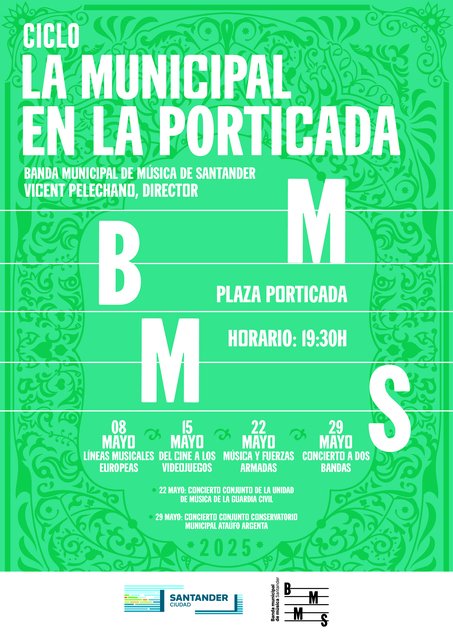 La Municipal en La Porticada: "Música y Fuerzas Armadas"