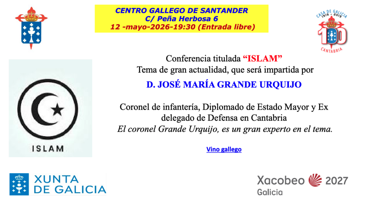 "Islam", conferencia de José María Grande Urquijo