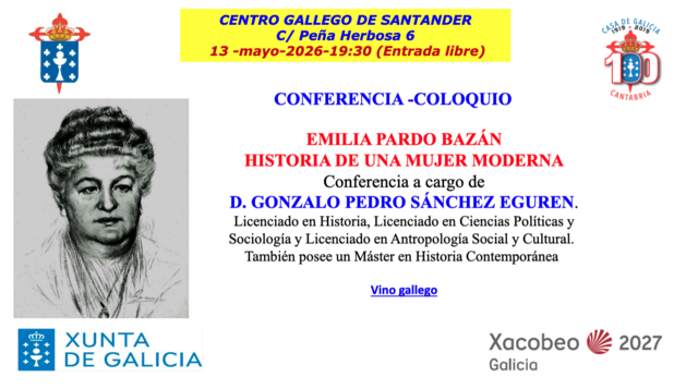 "Emilia Pardo Bazán. Historia de una mujer moderna”, conferencia-coloquio