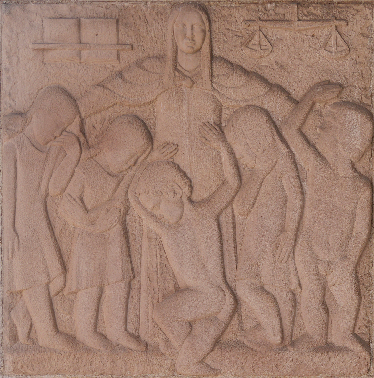Los bajorrelieves de Jesús Otero en el Palacio de Justicia de Santander