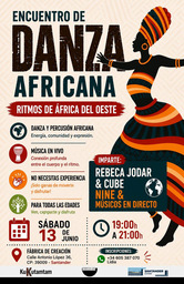 Encuentro de danza africana. Ritmos de África del Oeste