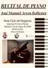 Concierto a cargo del pianista José Manuel Argos Ballesteros