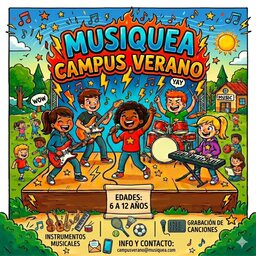 Campus infantil de verano de Musiquea