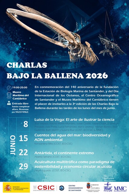 Charlas Bajo la Ballena: "Antártida, el continente extremo"