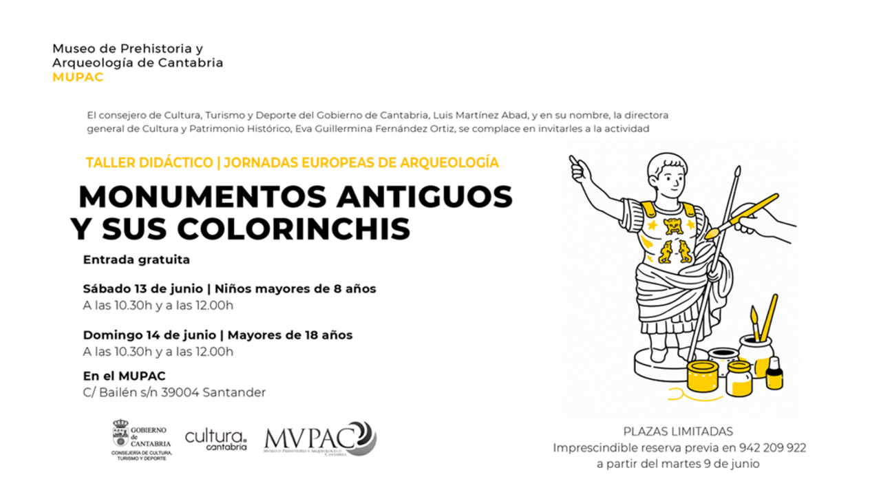 Taller infantil "Monumentos antiguos y sus colorinchis"