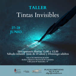 Taller de tintas invisibles para niños y adultos