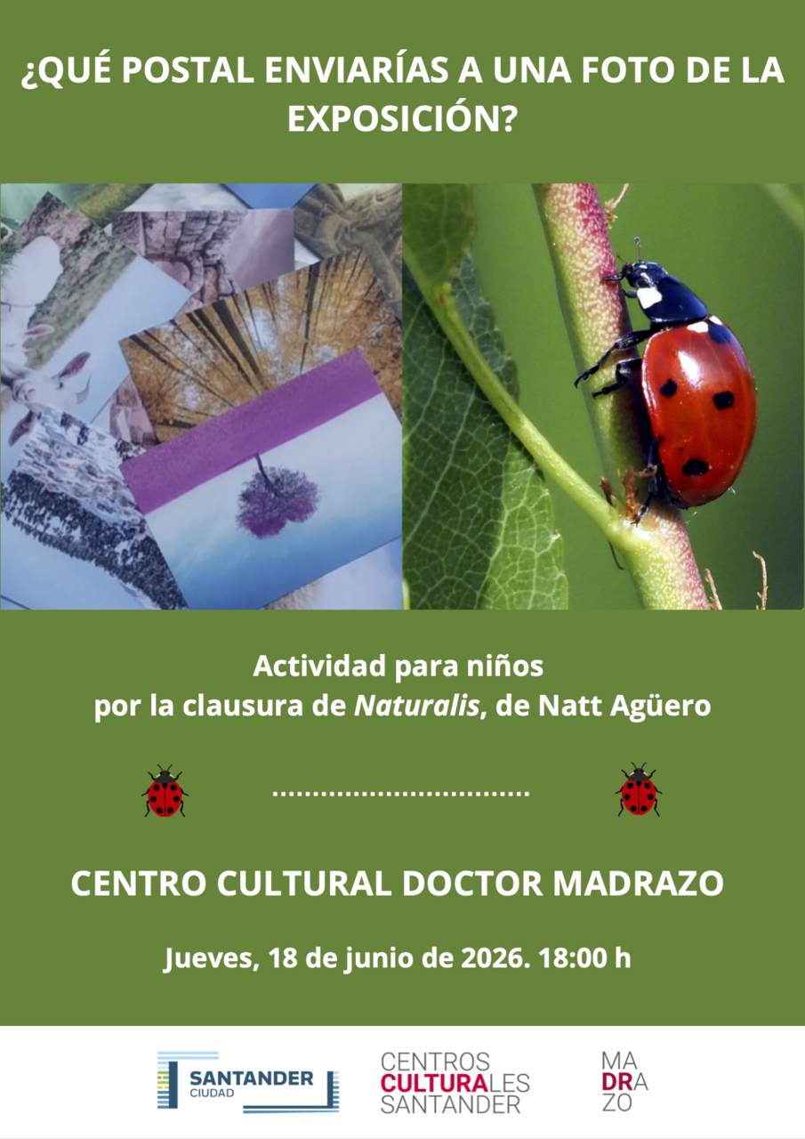 Actividad para público infantil relacionada con la exposición "Naturalis"