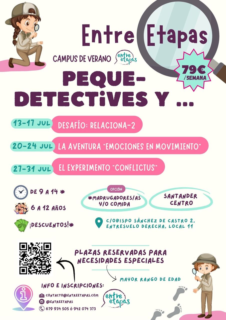 Campus infantil de verano Entre Etapas