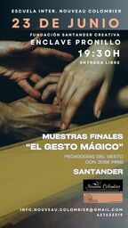 "El gesto mágico", muestra de alumnos de la Escuela Internacional de Mimo Nouveau Colombier