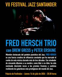 Apertura del VII Festival Jazz Santander con Fred Hersch Trío