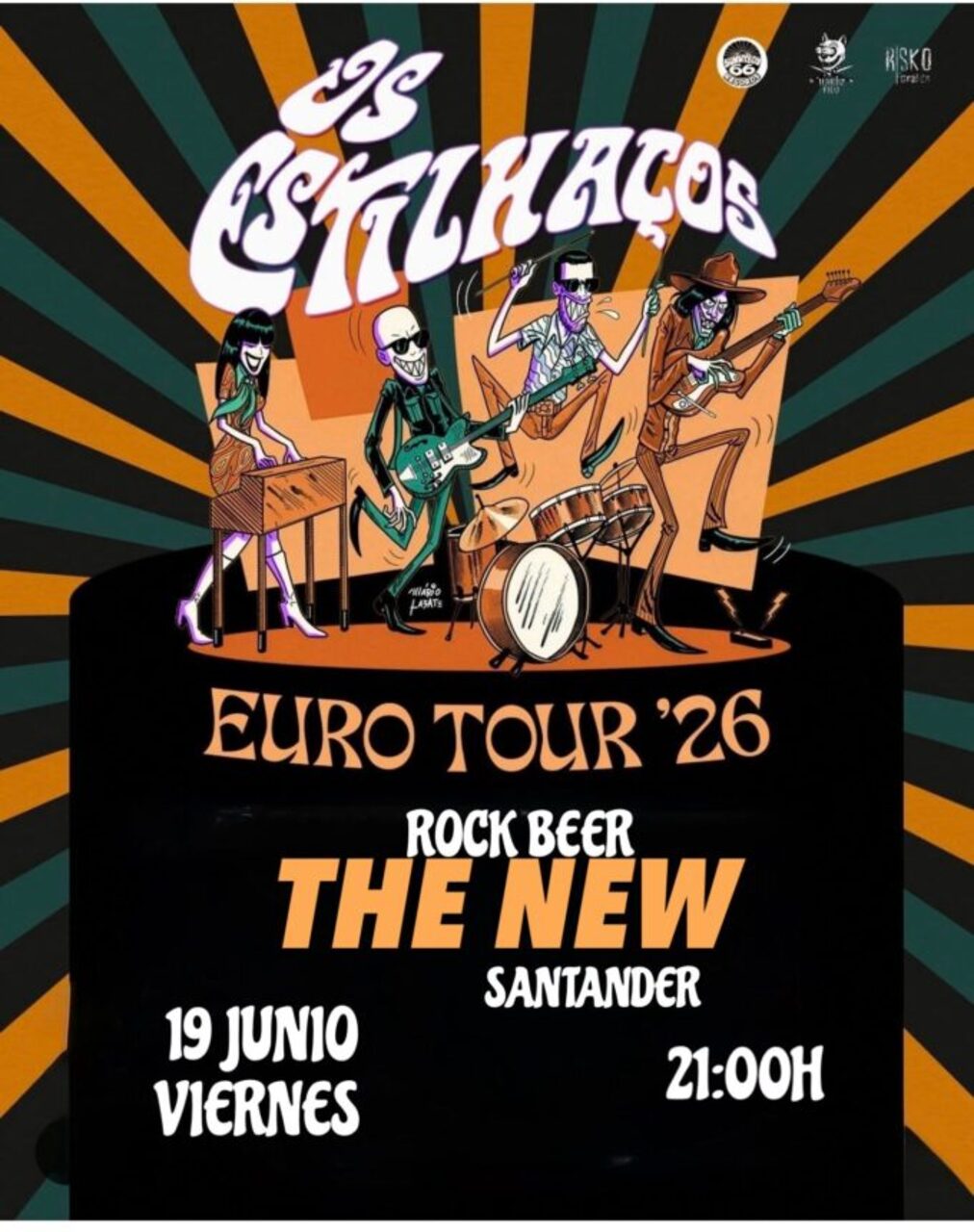 Os Estilhaços, garage rock y psicodelia
