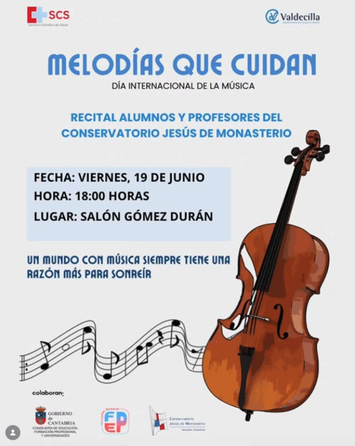 "Melodías que cuidan", recital de alumnos y profesores del Conservatorio Jesús de Monasterio