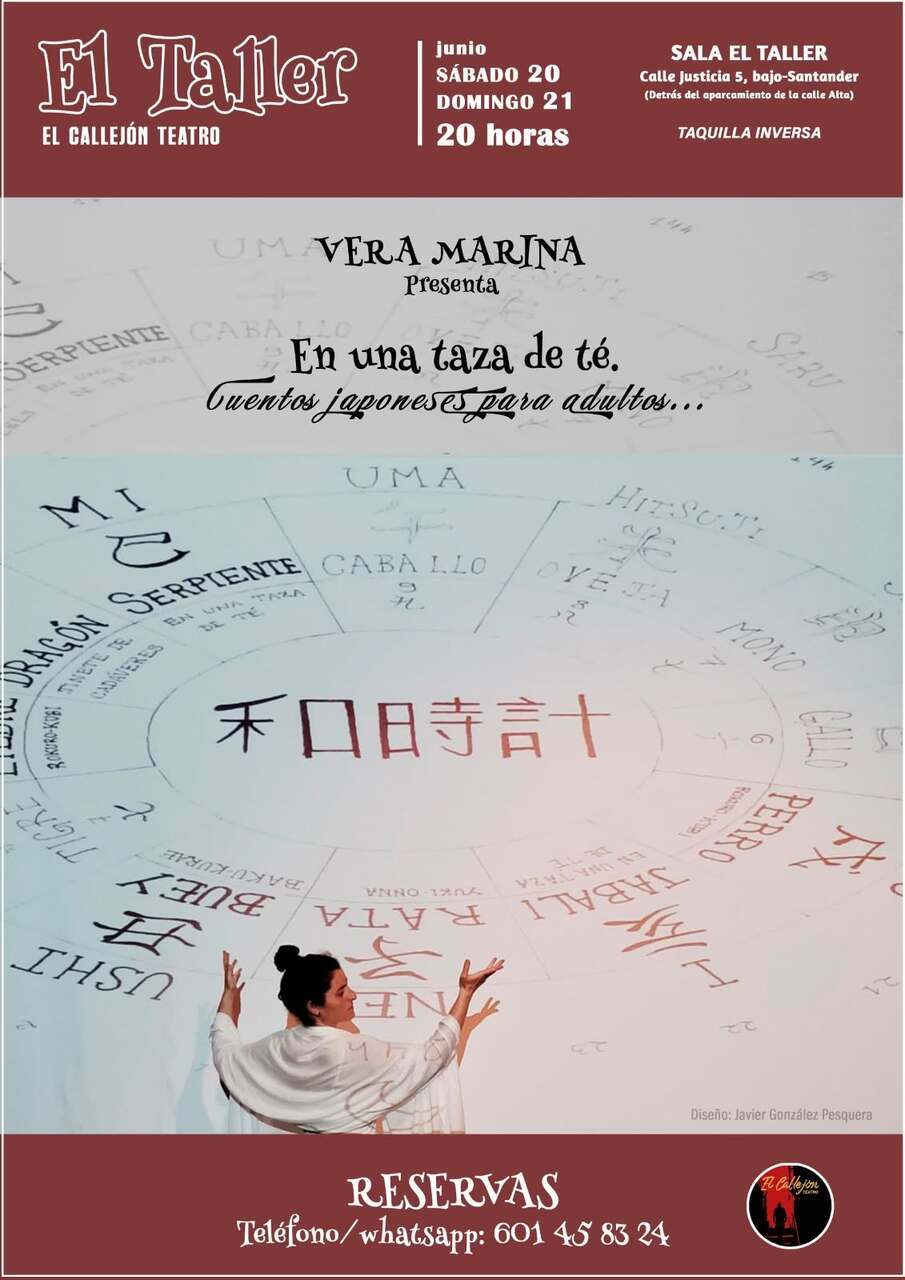 Vera Marina presenta "En una taza de té", cuentos japoneses para adultos