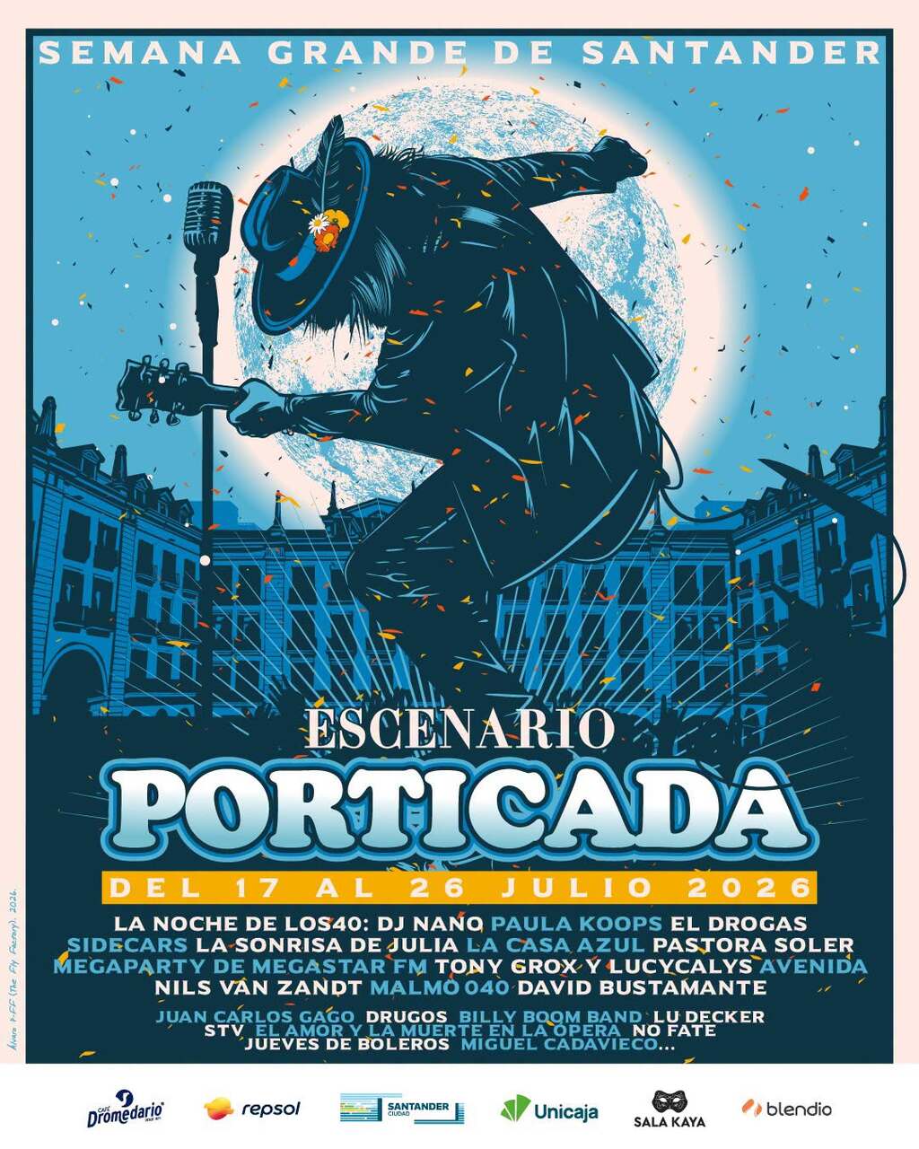 Escenario Porticada: Megaparty de MegaStar FM, con Tony Grox & Lucycalys